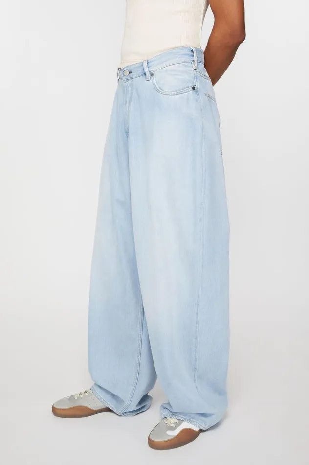 Acne Studios Super Baggy Fit Jeans 8211 2023M Light Blue Men Jeans
