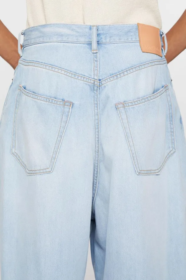 Acne Studios Super Baggy Fit Jeans 8211 2023M Light Blue Men Jeans