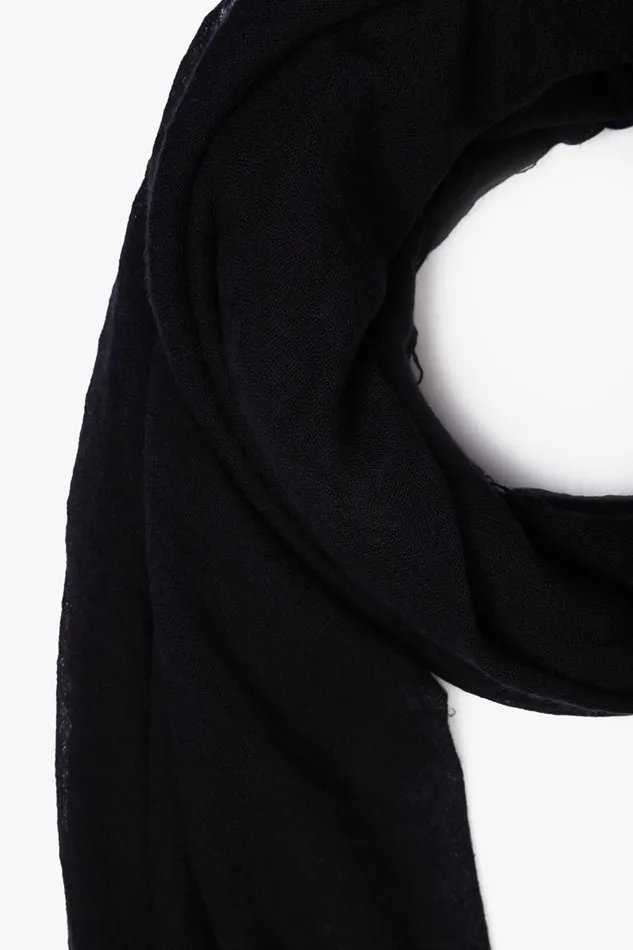 Chan Luu Scarves Cashmere And Silk Scarf Black 8211 Women