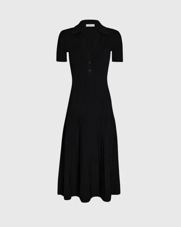 Club Monaco Dresses and Jumpsuits Johnny Collar Midi Dress Black 8211 Women