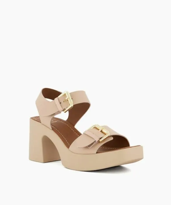Dune London Chunky Sandals Women Jenies Blush MidPlatform Sandals Neutral