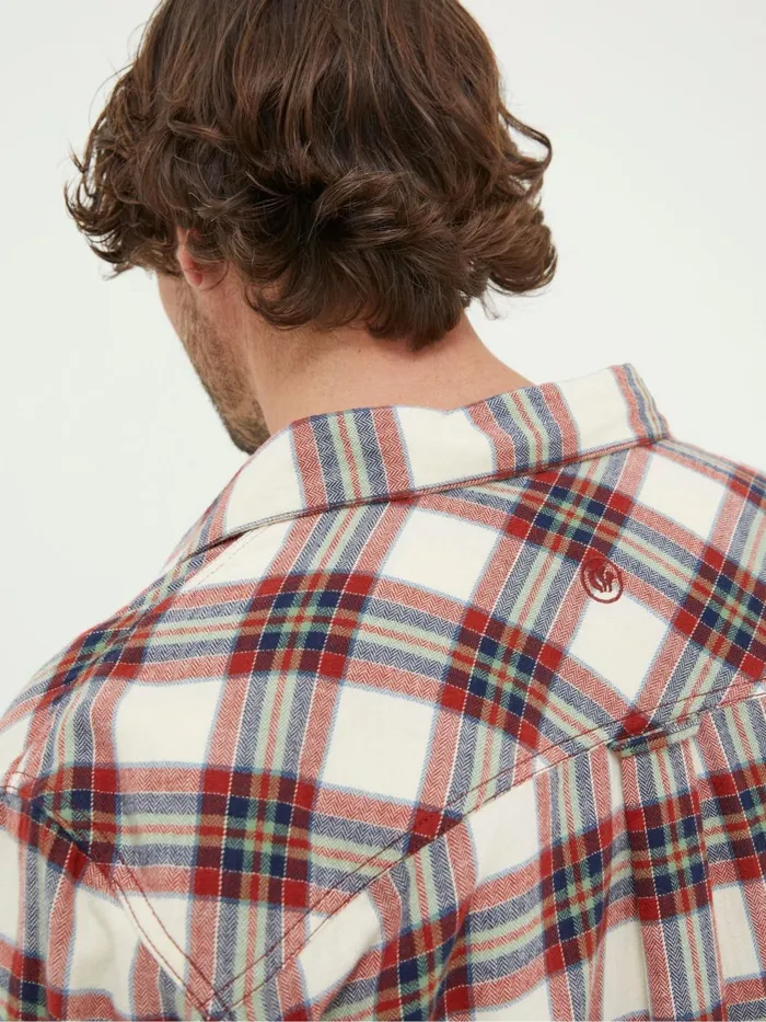 Fat Face Coats and Jackets Red Bruton Check Shirt 8211 Men