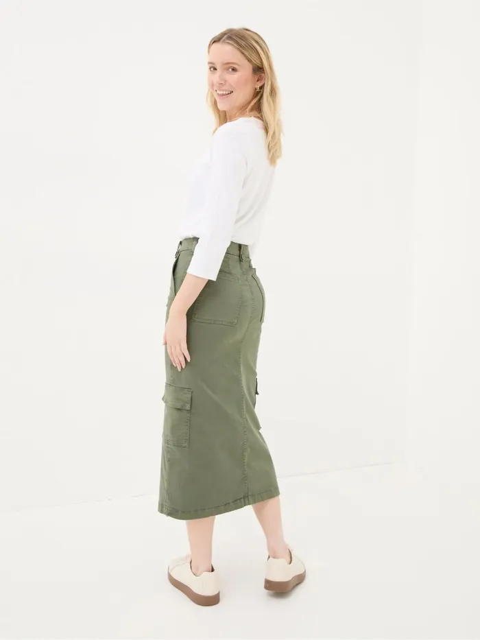 Fat Face Skirts Lara Green Cargo Midi Skirt 8211 Women