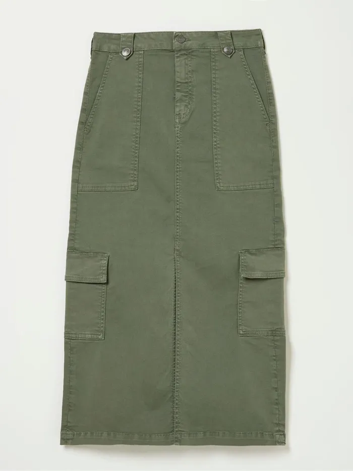 Fat Face Skirts Lara Green Cargo Midi Skirt 8211 Women