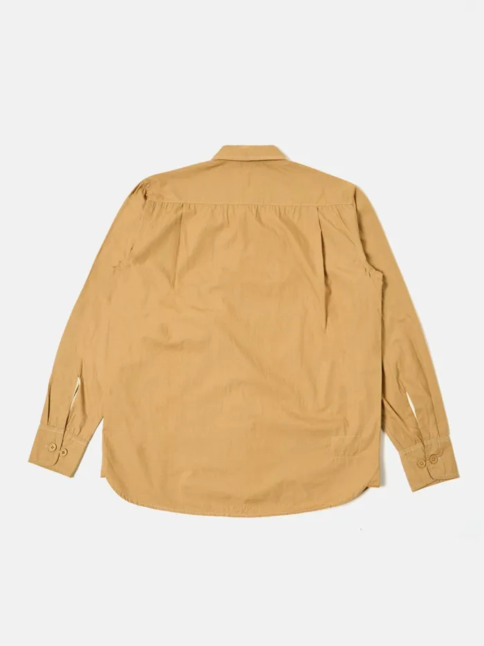 Field Shirt In Sand Broad Cloth Men Universal Works Overshirts