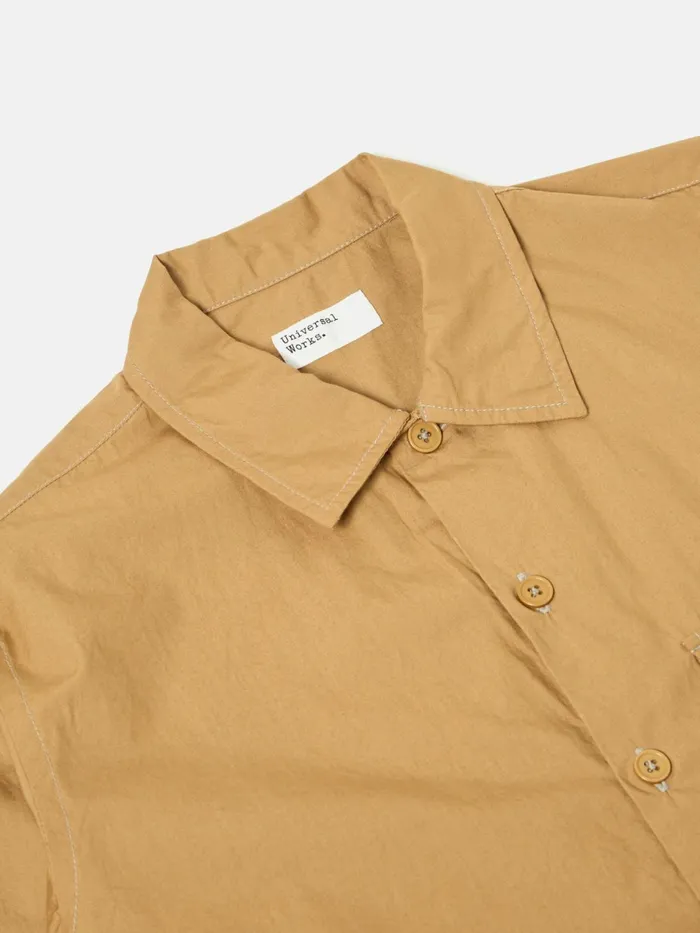 Field Shirt In Sand Broad Cloth Men Universal Works Overshirts