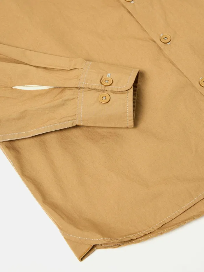 Field Shirt In Sand Broad Cloth Men Universal Works Overshirts