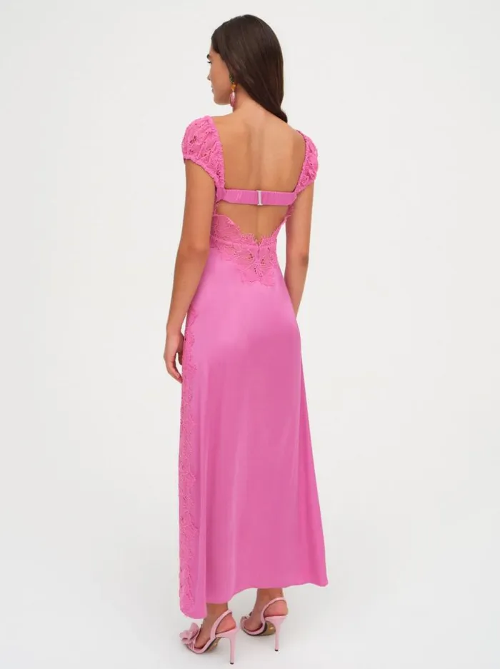 For Love and Lemons Dresses Casey Maxi Dress Pink 8211 Women For Love and Lemons Dresses Casey Maxi Dress Pink 8211 Women