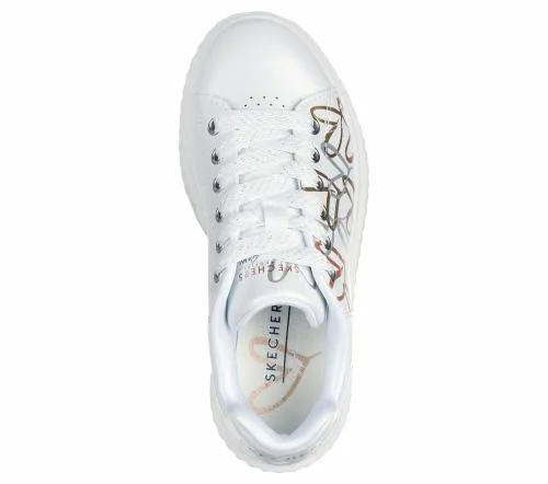 JGoldcrown Hi Ridge White Gold Kids SKECHERS Big Kids UK Sizes 36
