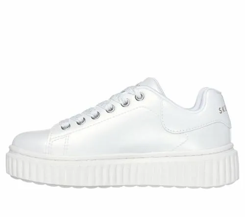 JGoldcrown Hi Ridge White Gold Kids SKECHERS Big Kids UK Sizes 36
