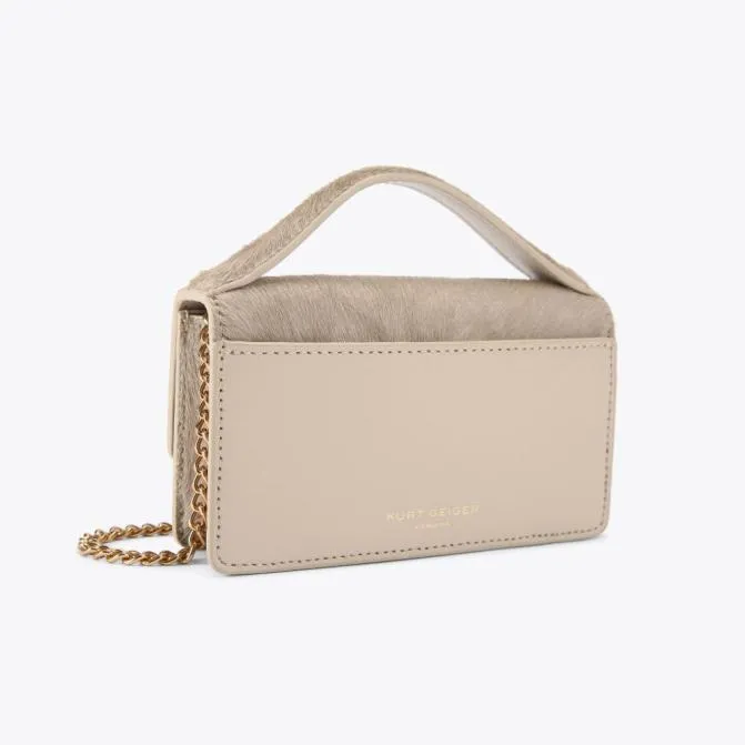 Kurt Geiger Crossbody Bags Xs Bond Top Handle Bag Beige Other 8211 Women
