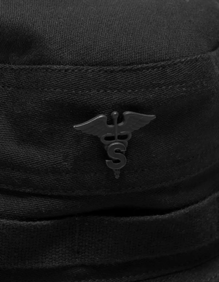 Maharishi Hats 6029 Hemp Boonie Hat Black 8211 Men