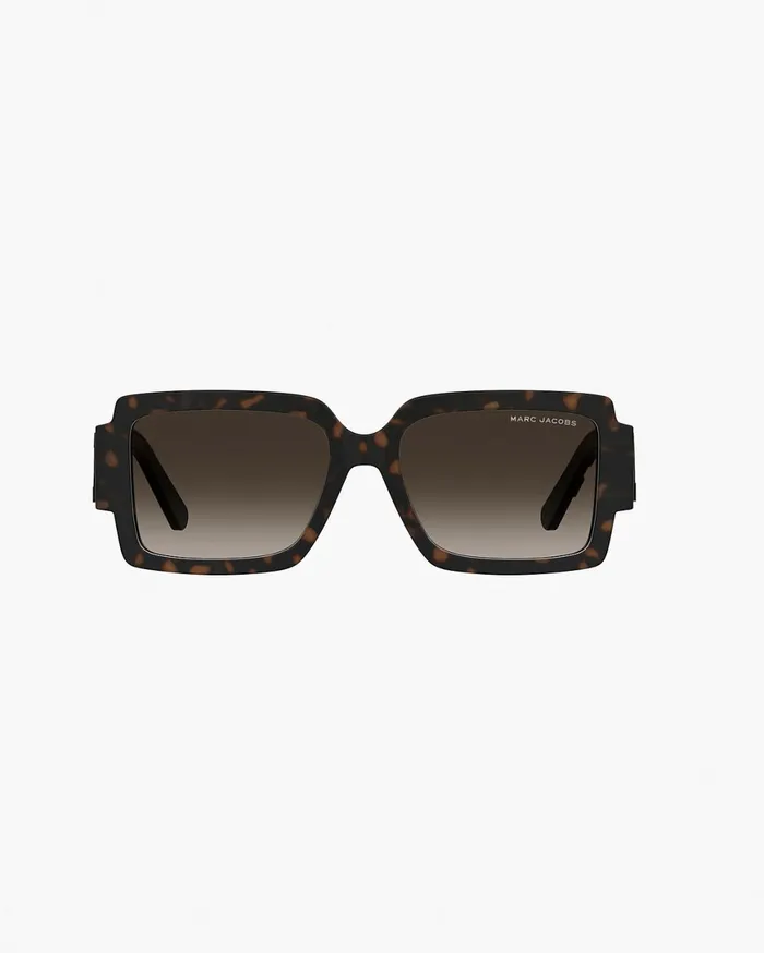 Marc Jacobs Sunglasses The Bold Logo Square Sunglasses Havana 8211 Women