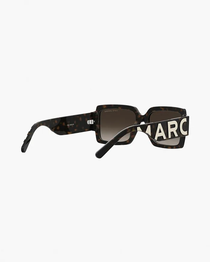 Marc Jacobs Sunglasses The Bold Logo Square Sunglasses Havana 8211 Women