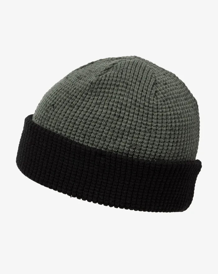 Men Beanies TravisMathew CLOUD WAFFLE BEANIE Dark Olive
