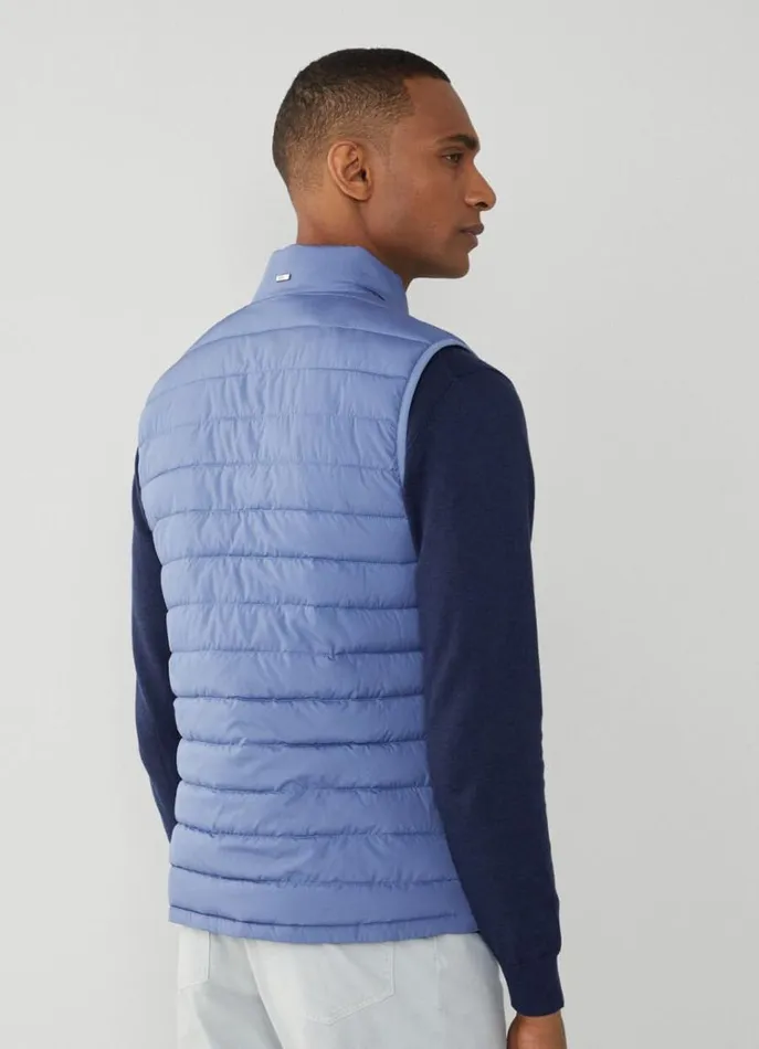 Men Coats and Jackets Hackett London Ultralight Padded Gilet Avio