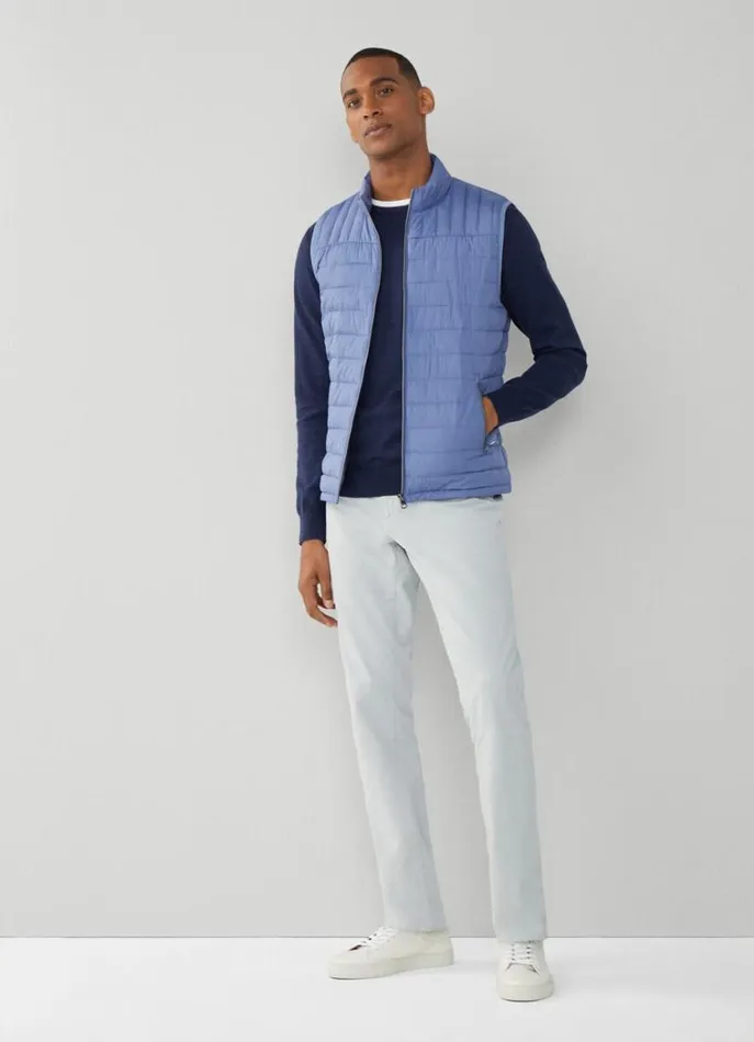 Men Coats and Jackets Hackett London Ultralight Padded Gilet Avio