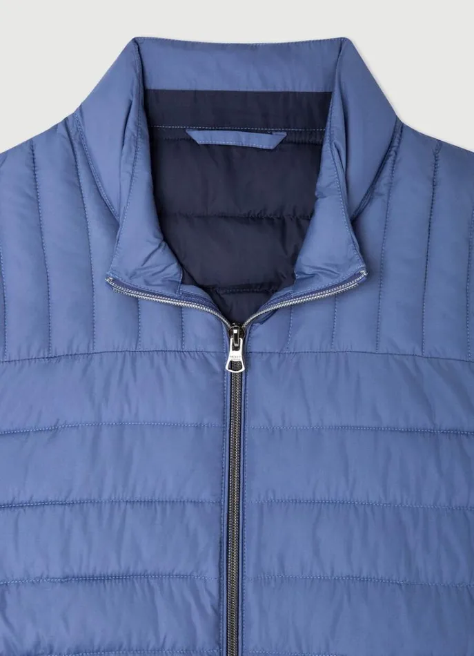 Men Coats and Jackets Hackett London Ultralight Padded Gilet Avio