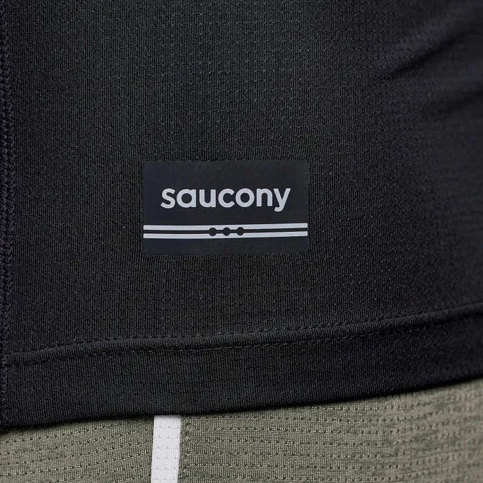 Men Men8217s Stopwatch Long Sleeve Black Tops Saucony Men Men8217s Stopwatch Long Sleeve Black Tops Saucony