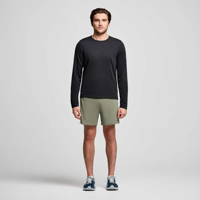 Men Men8217s Stopwatch Long Sleeve Black Tops Saucony Men Men8217s Stopwatch Long Sleeve Black Tops Saucony