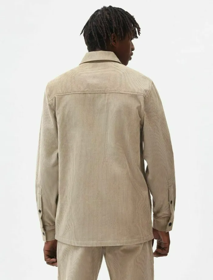 Men Shirts Dickies Higginson Long Sleeve Shirt Khaki