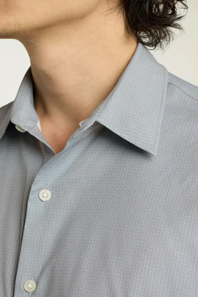 Men Tech Button Down Shirt Dark Navy Tres Geo Bonobos Business Casual Shirts