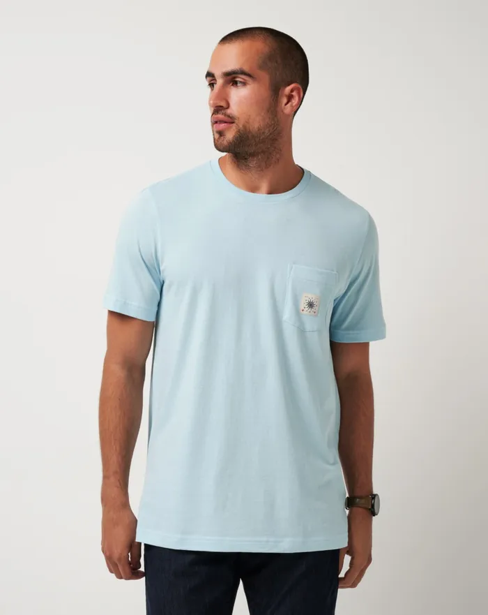 Men Tees TravisMathew EURO TRIP TEE Cory Blue