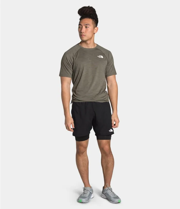Mens Active Trail Dual Short Tnf Black The North Face Shorts