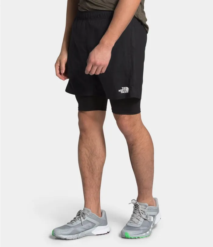 Mens Active Trail Dual Short Tnf Black The North Face Shorts