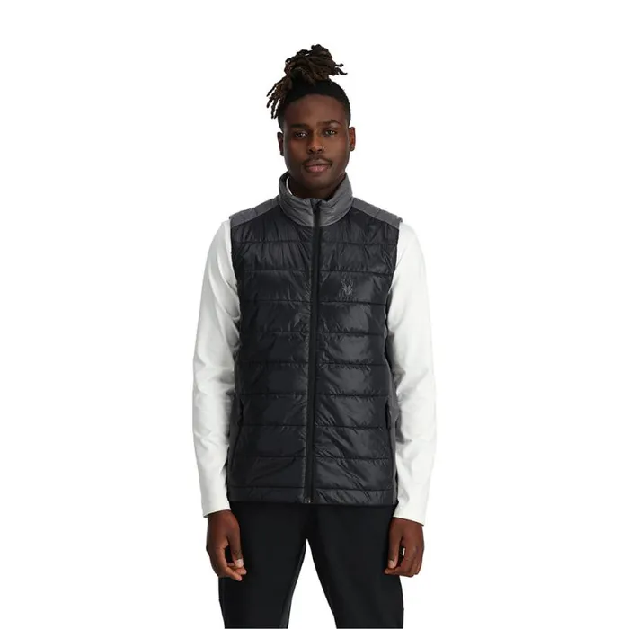 Mens Glissade Vest Black Spyder Vests