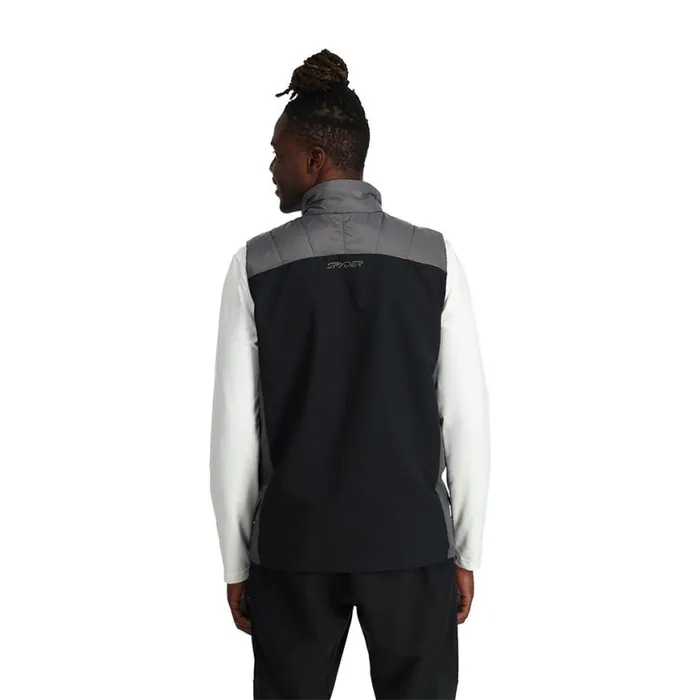 Mens Glissade Vest Black Spyder Vests