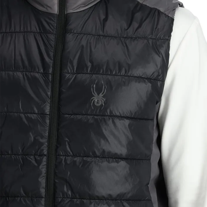 Mens Glissade Vest Black Spyder Vests