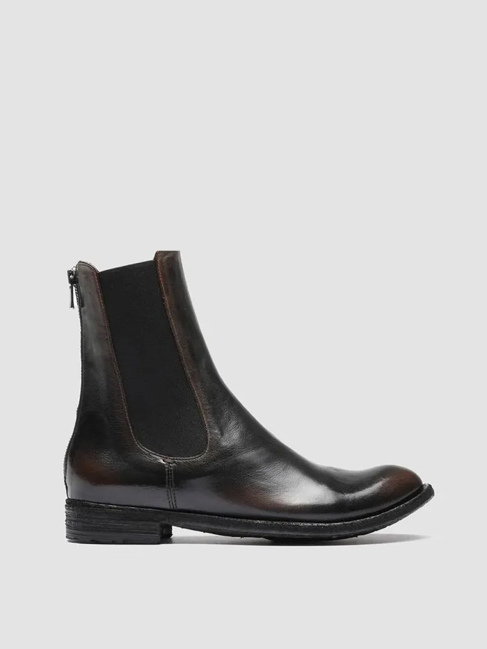 Officine Creative Boots and Booties LEXIKON 073 CaffSupernero Brown Leather Chelsea Boots 8211 Women Officine Creative Boots and Booties LEXIKON 073 CaffSupernero Brown Leather Chelsea Boots 8211 Women