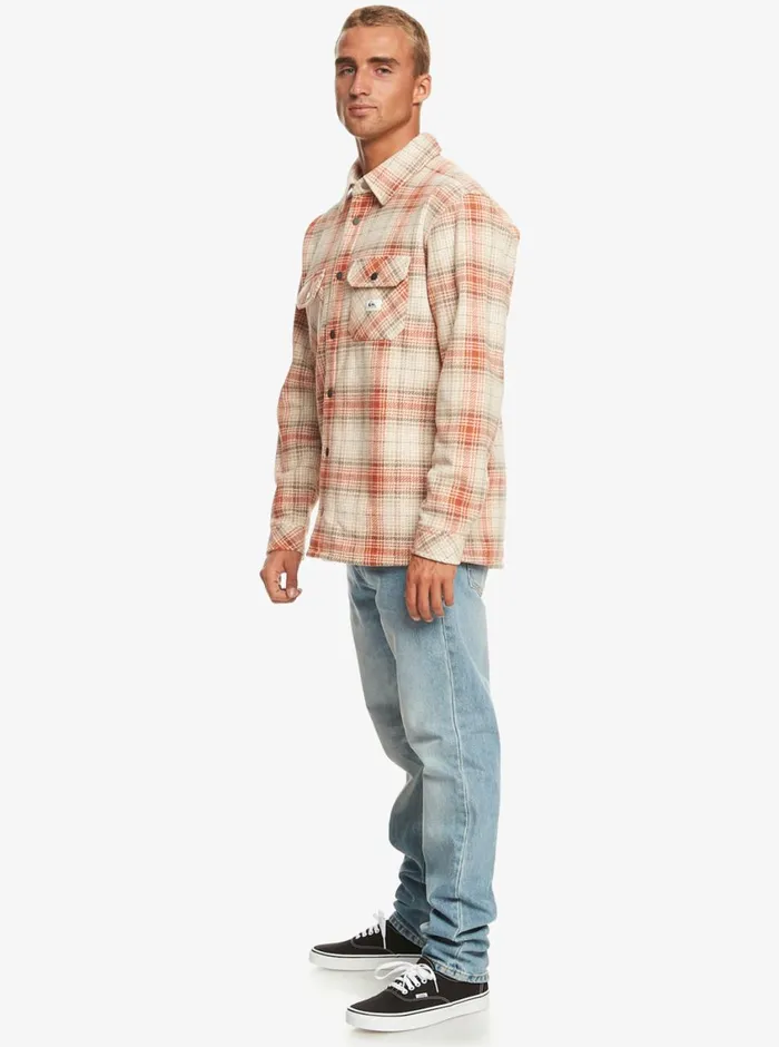 Quiksilver Epic Surf Days Fleece Overshirt Birch Surf Days Plaid Mens Sweatshirts and Hoodies Quiksilver Epic Surf Days Fleece Overshirt Birch Surf Days Plaid Mens Sweatshirts and Hoodies