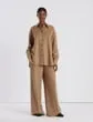 Ready To Wear Camel Hair Drop Shoulder Shirt Jacket Camel Lafayette 148 New York Blouses and Shirts
