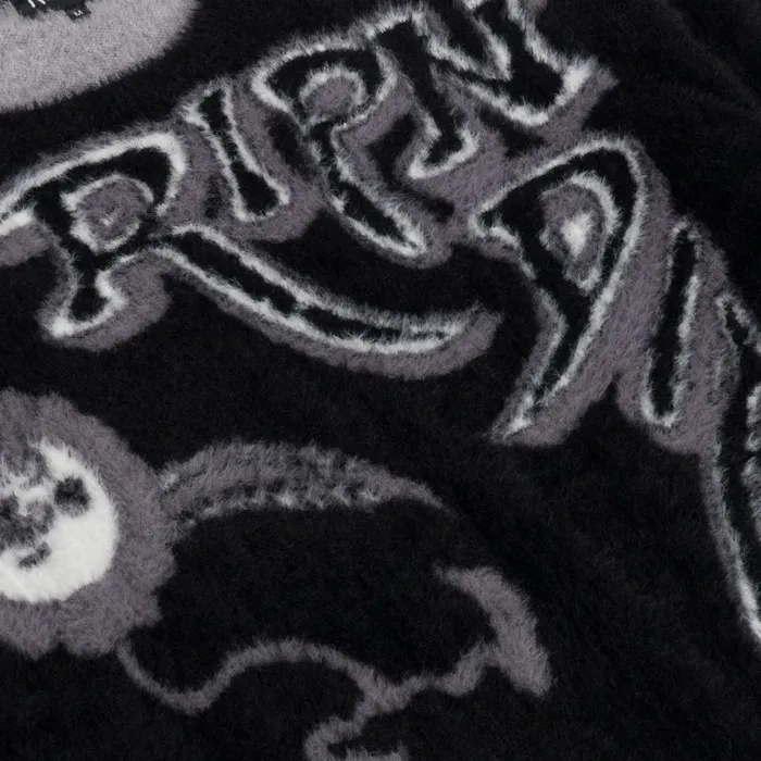 Ripndip Space Walk Mohair Sweater Black Knits Sweaters Ripndip Space Walk Mohair Sweater Black Knits Sweaters