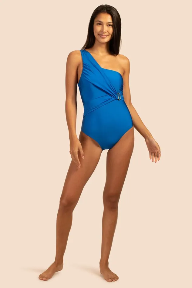 SHOP Trina Turk ONE PIECE SWIMWEAR MONACO SOLIDS ONE SHOULDER ONE PIECE