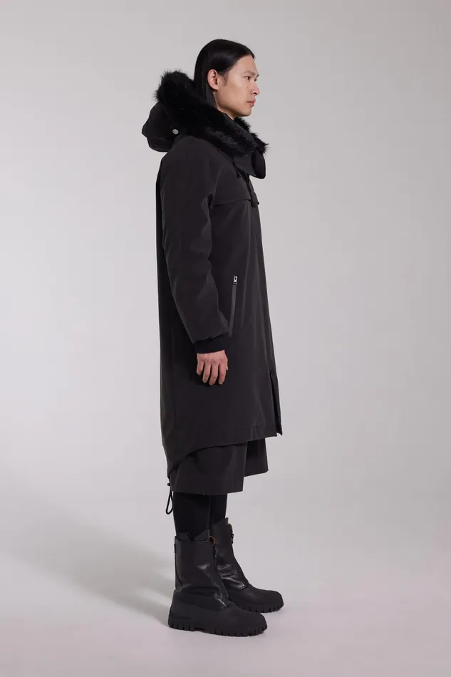 Stutterheim Kalix Matte Parka Black Men Winter Coats