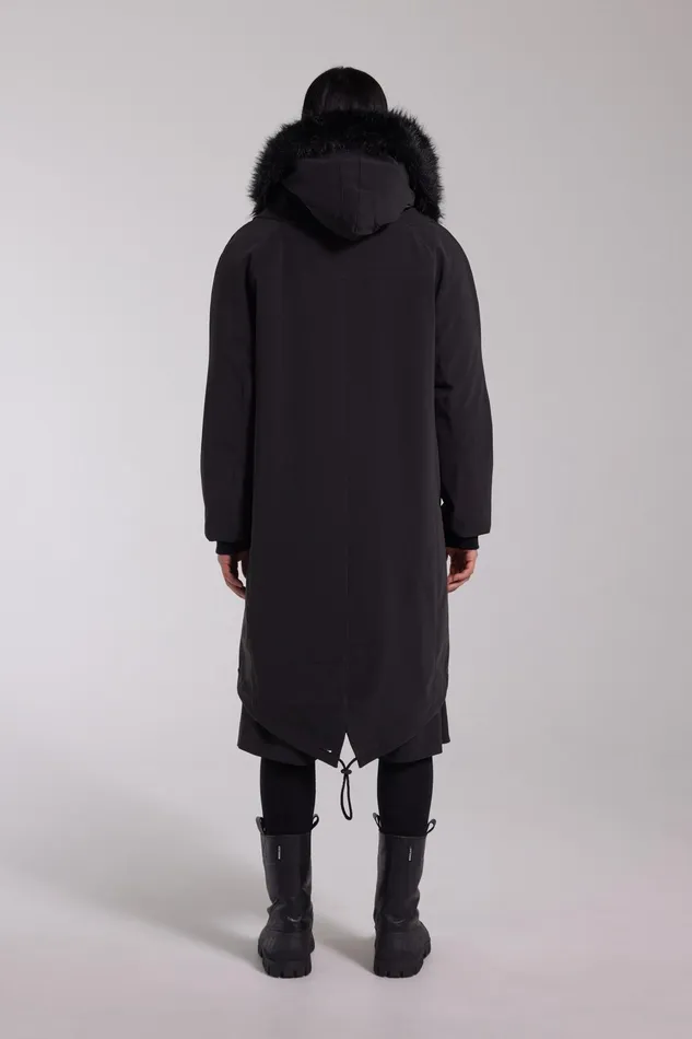 Stutterheim Kalix Matte Parka Black Men Winter Coats