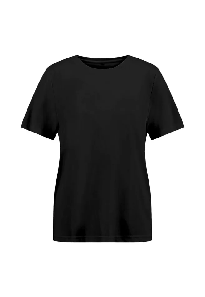 Tshirts Women FYNCHHATTON Basic Tshirt With A Round Neckline Milkblack