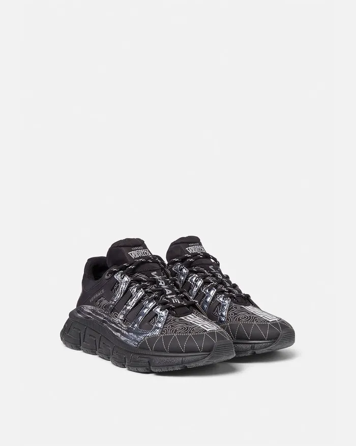 Trigreca Men Versace Trigreca Sneakers Black