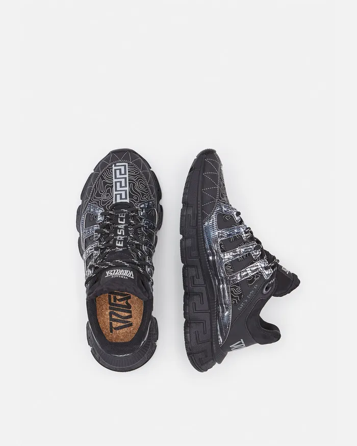 Trigreca Men Versace Trigreca Sneakers Black