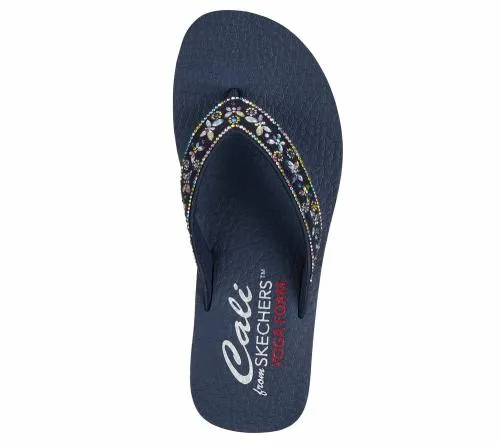 Vinyasa 8211 Butterfly Kiss Navy Multi Women SKECHERS Wedges