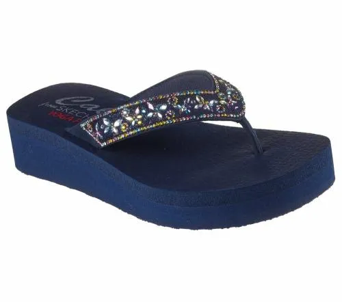 Vinyasa 8211 Butterfly Kiss Navy Multi Women SKECHERS Wedges