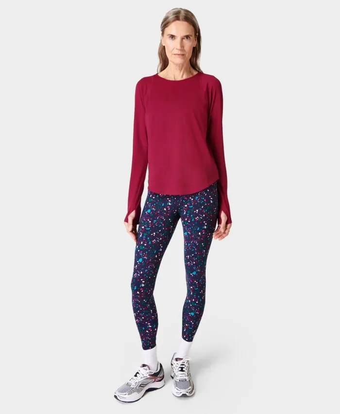 Women Breathe Easy Running Long Sleeve Top Vamp Red Sweaty Betty Long Sleeve Tops Women Breathe Easy Running Long Sleeve Top Vamp Red Sweaty Betty Long Sleeve Tops