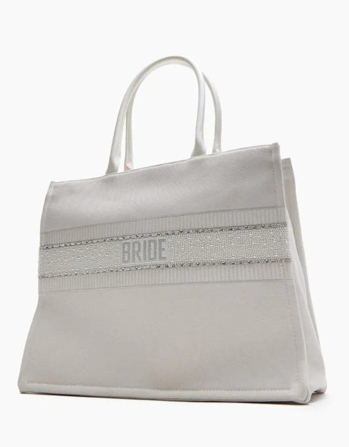 Women BRIDE TOTE WHITE Betsey Johnson Women BRIDE TOTE WHITE Betsey Johnson