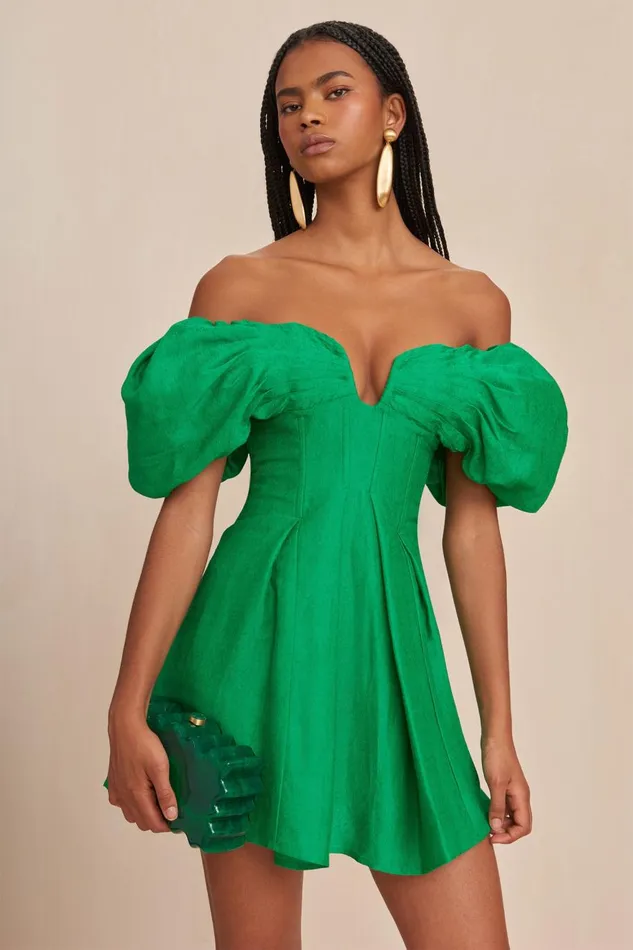Women Cult Gaia Dresses LISSETT DRESS 8211 MALACHITE