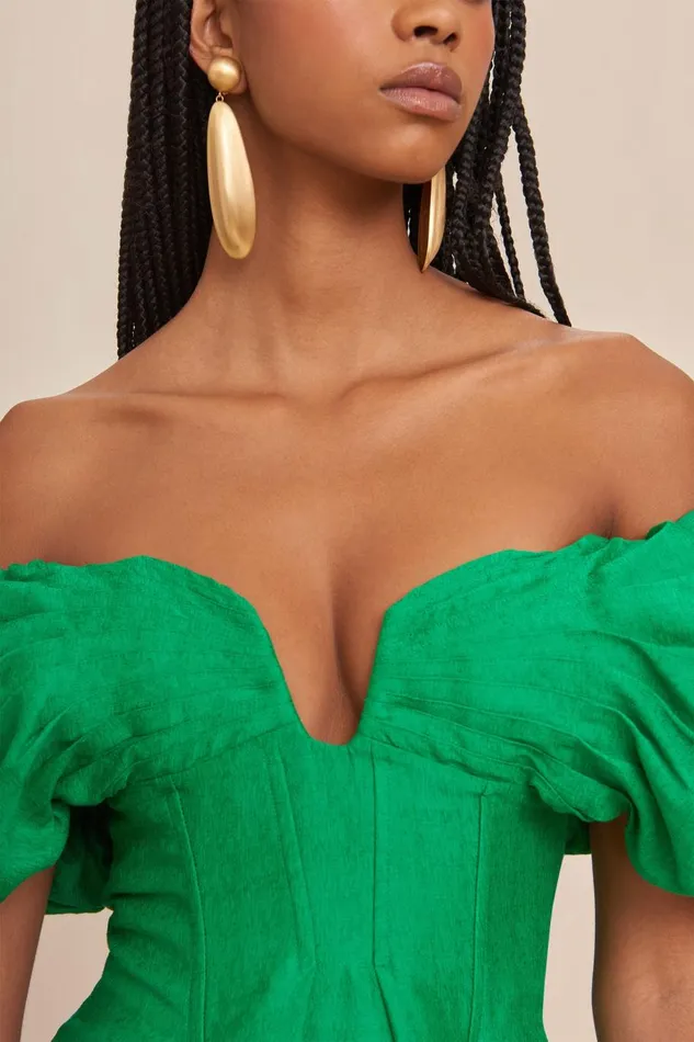 Women Cult Gaia Dresses LISSETT DRESS 8211 MALACHITE Women Cult Gaia Dresses LISSETT DRESS 8211 MALACHITE