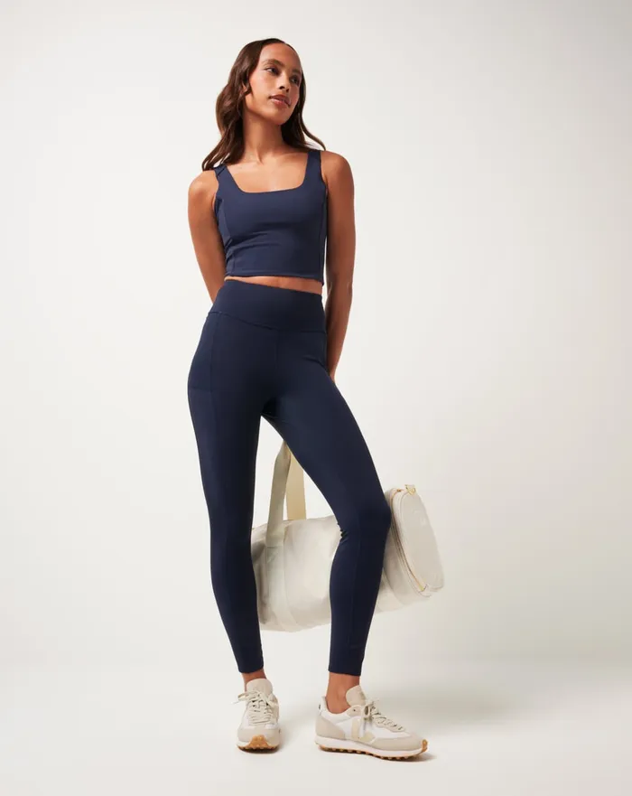 Women Leggings TravisMathew WHERE IT COUNTS LEGGING Navy Blazer