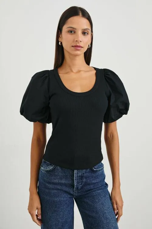 Women Rails Tops Hallie Top Black